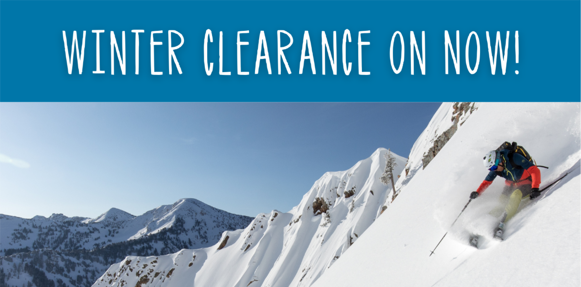 Winter Clearance Sale On Now!